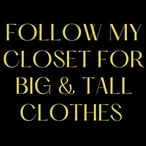 Follow My Closet For Big Tall Plus Size Clothes
